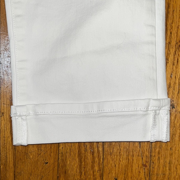 NYDJ Marilyn Straight Lift Tuck Technology Cool Embrace White Jeans Size 8 - Picture 6 of 9